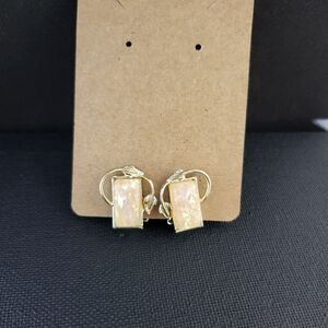 Coro Gold and Pink Earrings